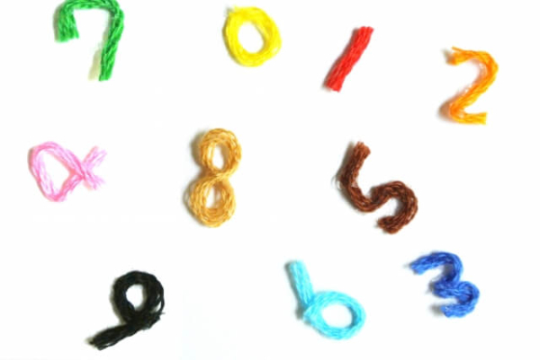 数学検定 数字の写真
